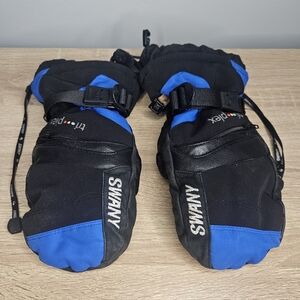 Swany Ski Snow Mittens Gloves Youth X-Change Mitt Junior XL (11-12 Yr Old)